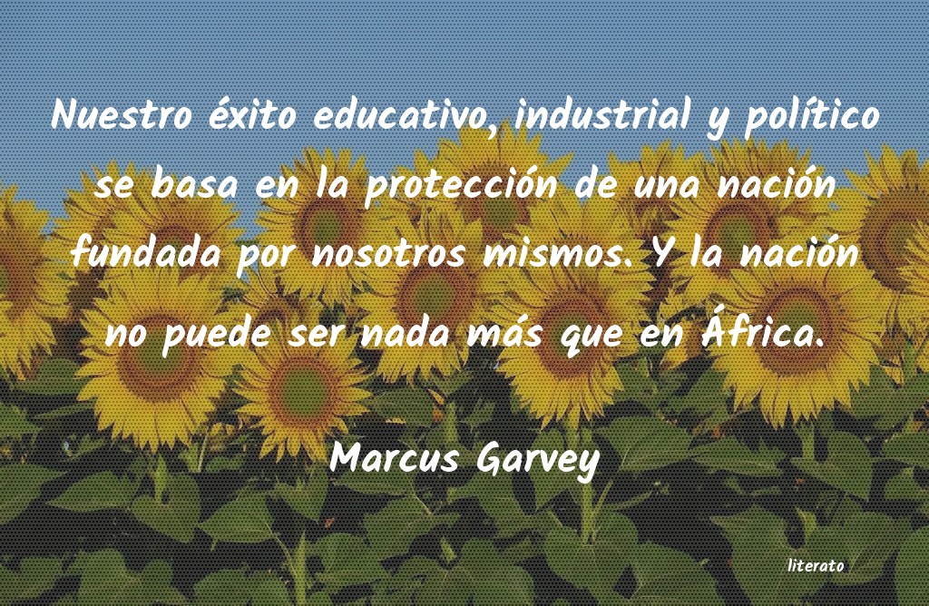 frases de Marcus Garvey