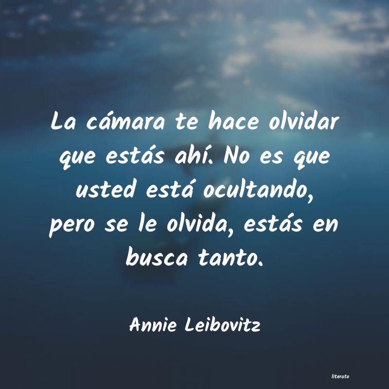frases de Annie Leibovitz