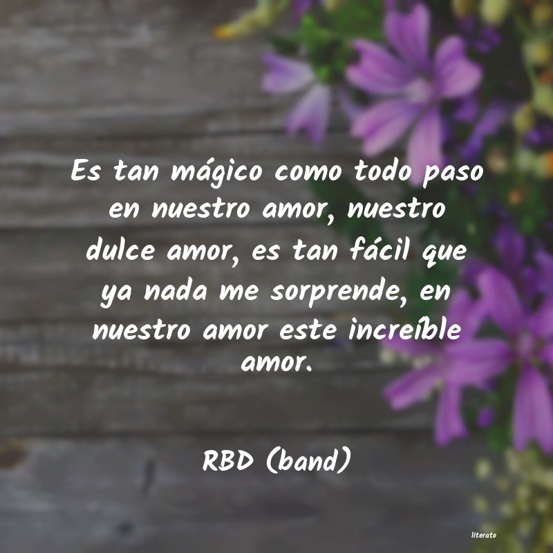 frases de RBD (band)