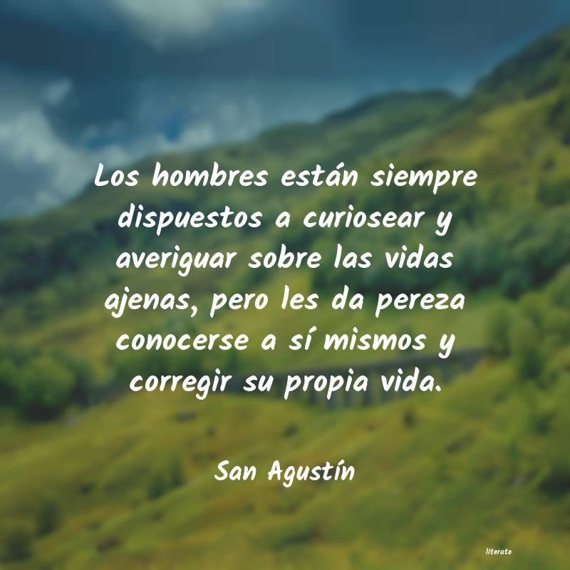 Frases de San Agustín