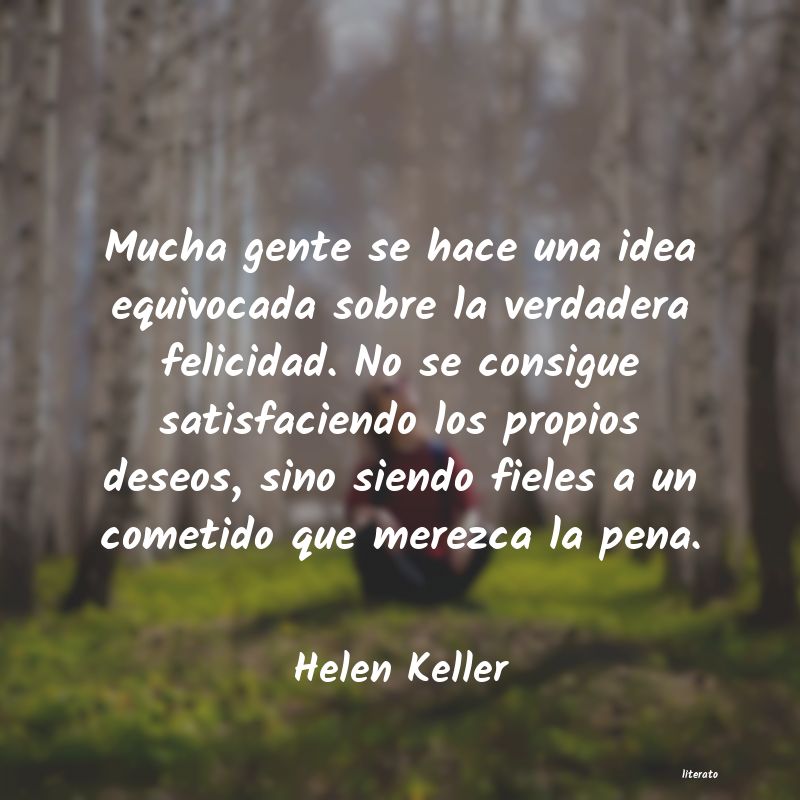 frases de Helen Keller