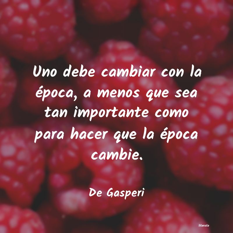 frases de De Gasperi