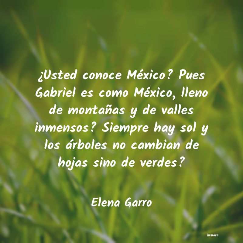 Frases de Elena Garro