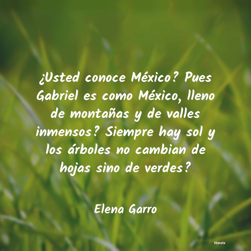 frases de Elena Garro