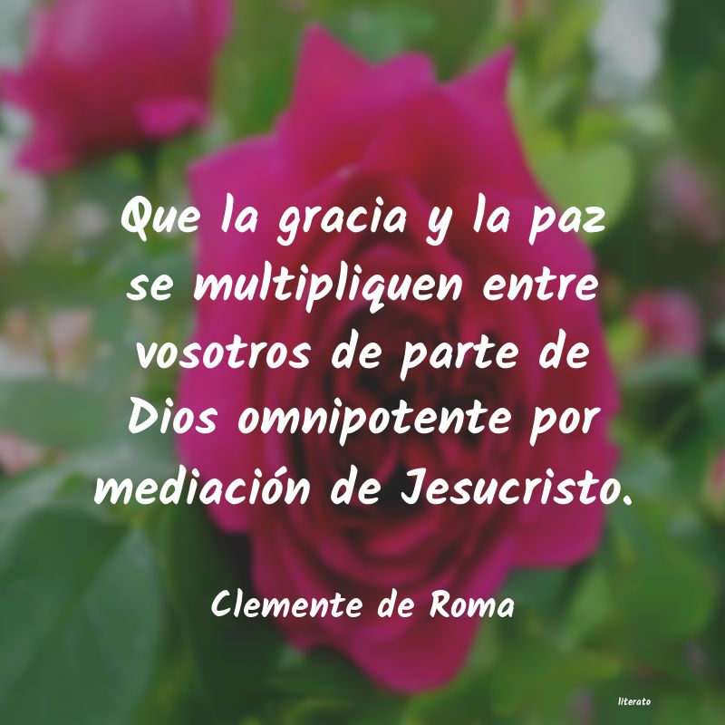 Frases de Clemente de Roma