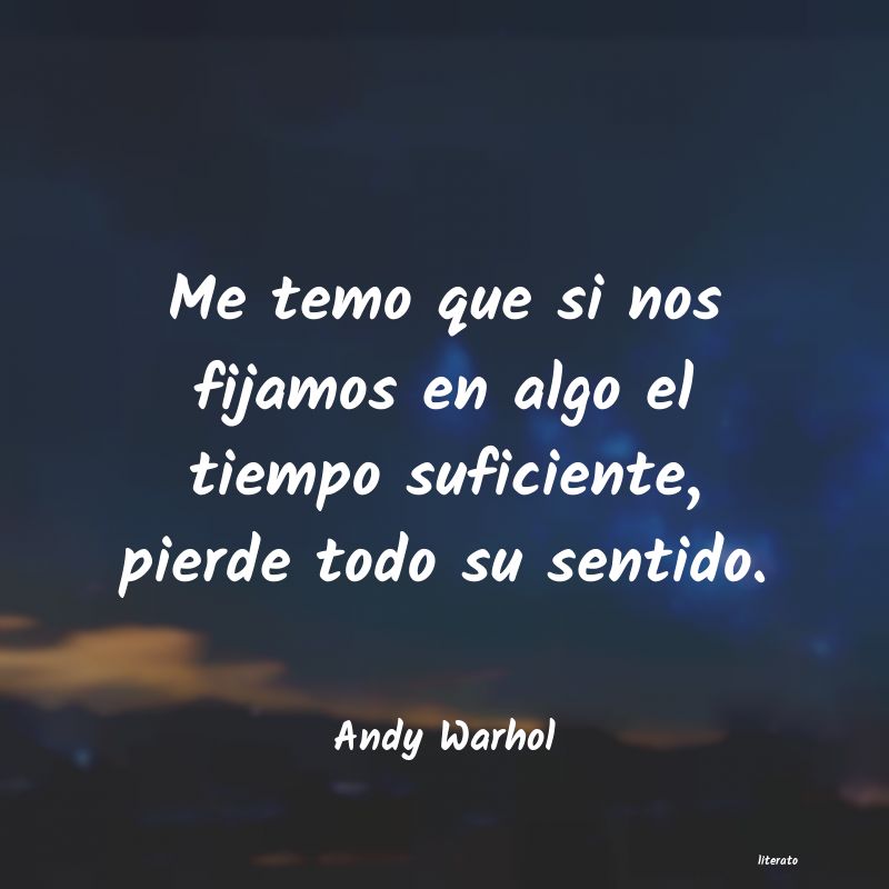 Frases de Andy Warhol