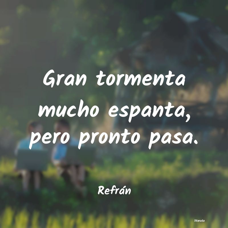 Frases de Refrán