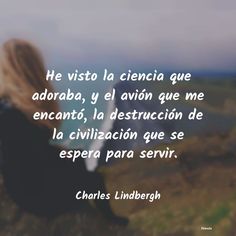 Frases de Charles Lindbergh