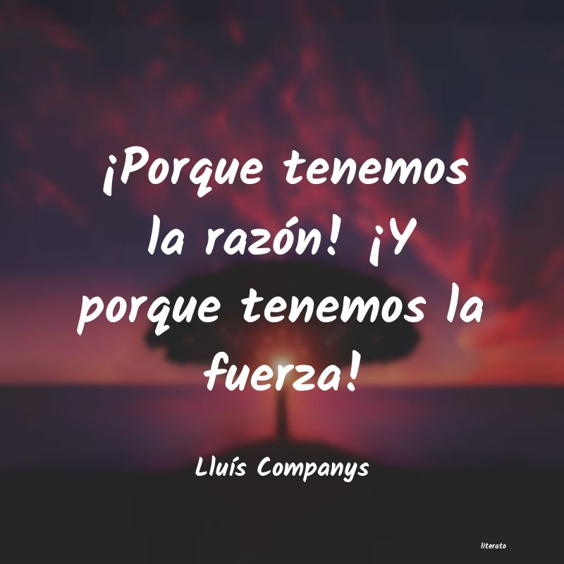 Frases de Lluís Companys