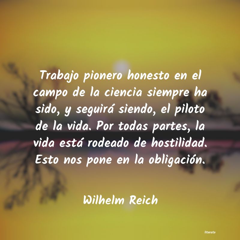 Frases de Wilhelm Reich