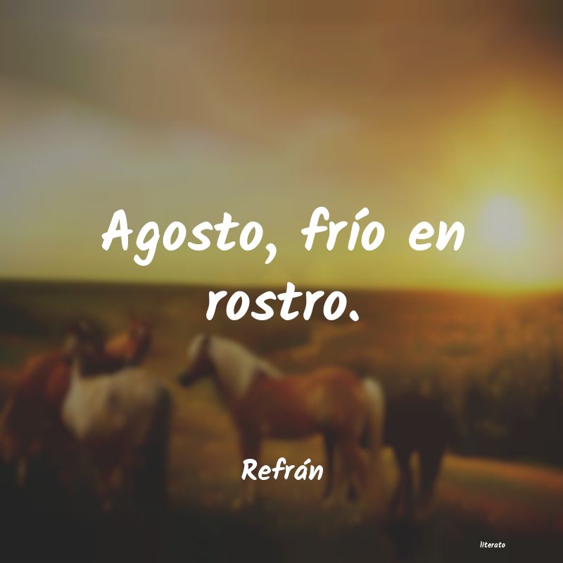 Frases de Refrán