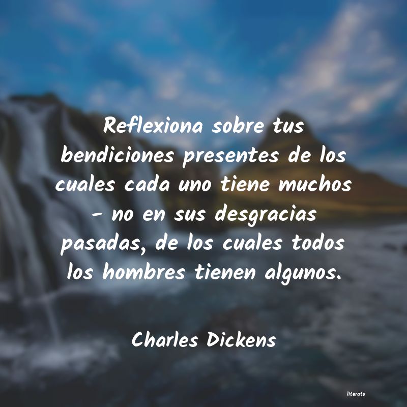 frases de Charles Dickens