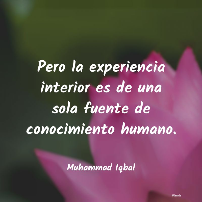 frases de Muhammad Iqbal