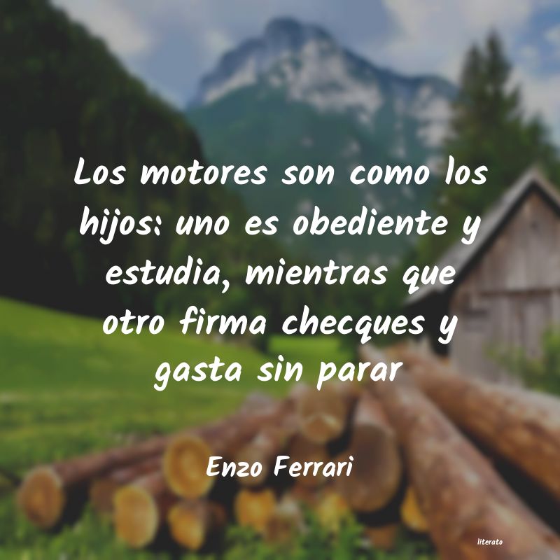 frases de Enzo Ferrari