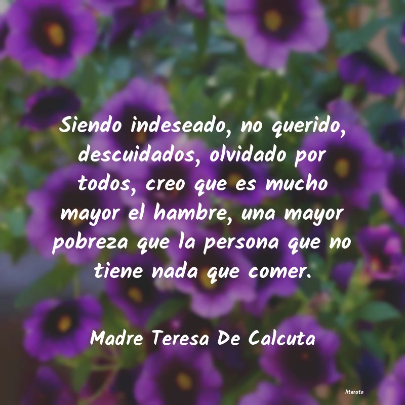 Frases de Madre Teresa De Calcuta