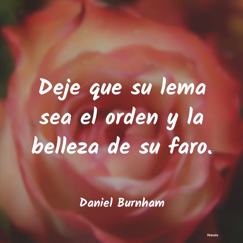 frases de Daniel Burnham
