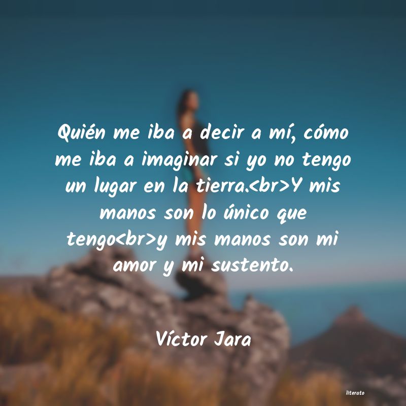 Frases de Víctor Jara