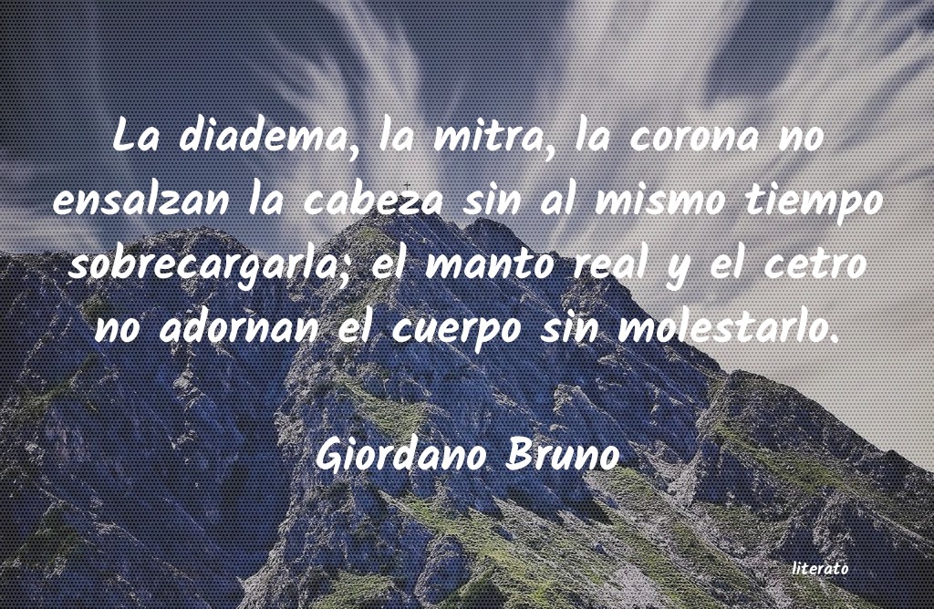 Frases de Giordano Bruno