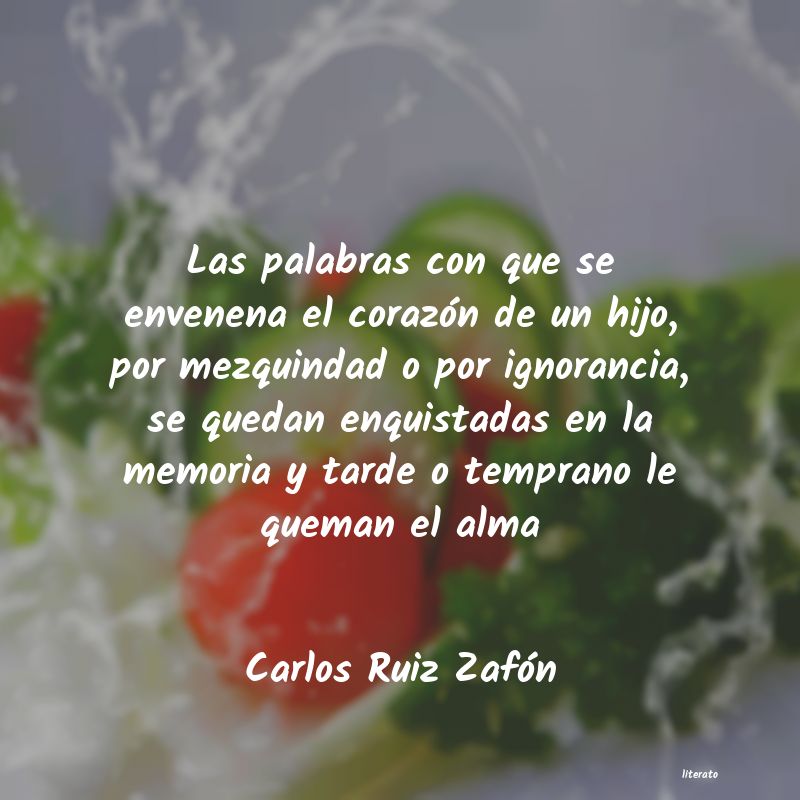 frases de Carlos Ruiz Zafón