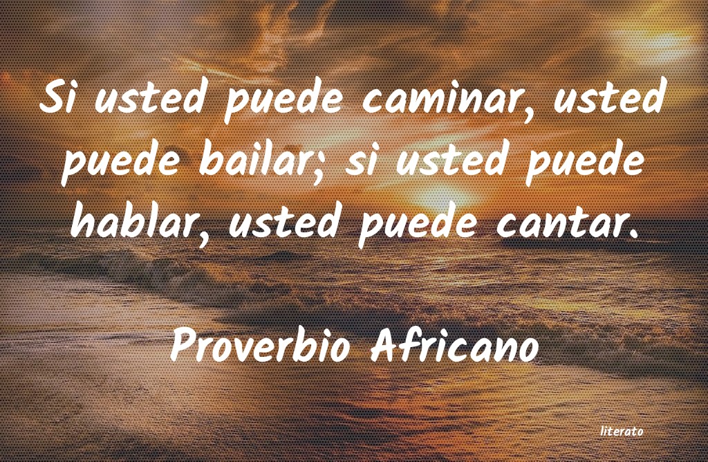 frases de Proverbio Africano