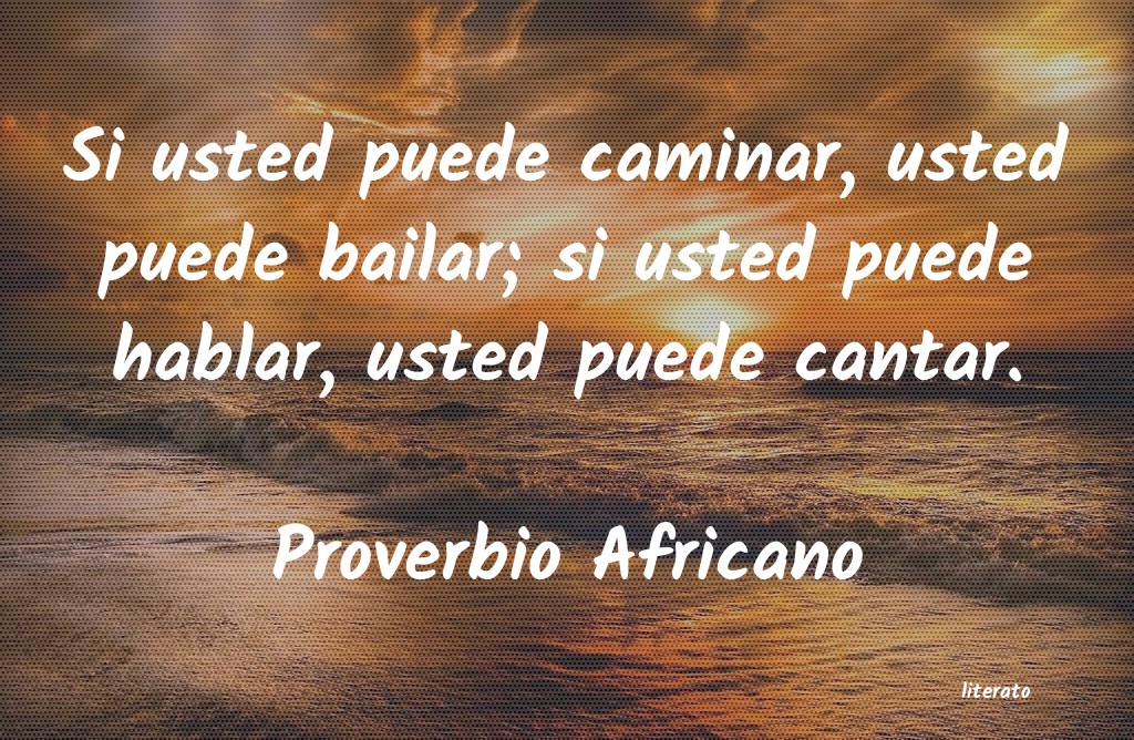 Frases de Proverbio Africano