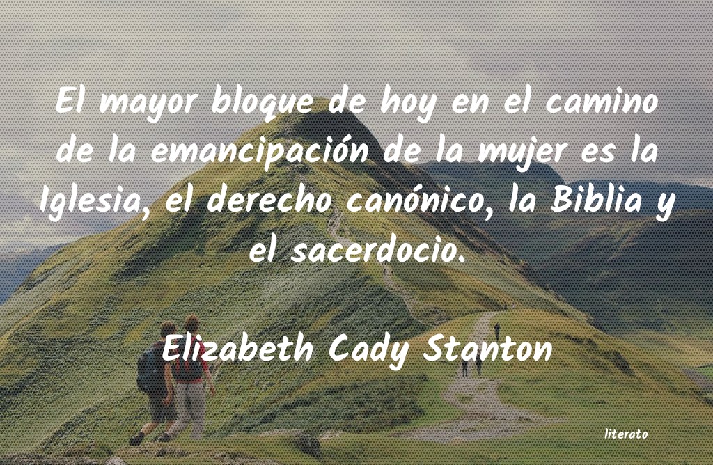 frases de Elizabeth Cady Stanton