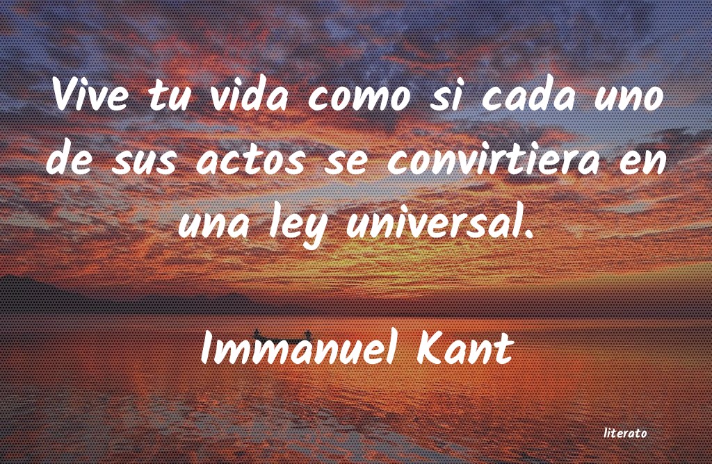 Frases de Immanuel Kant