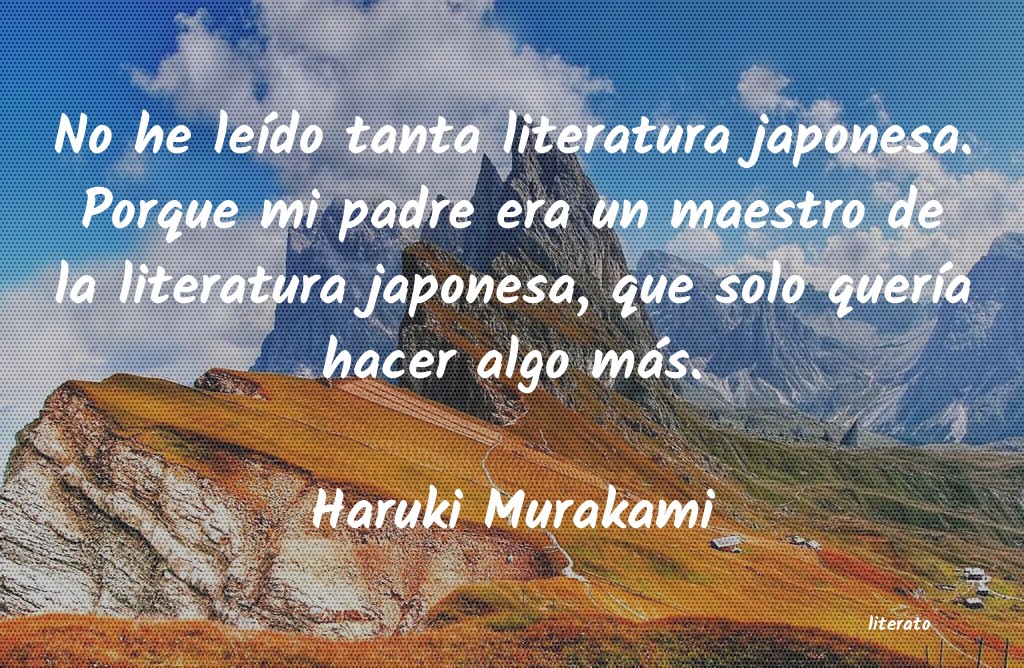 Frases de Haruki Murakami