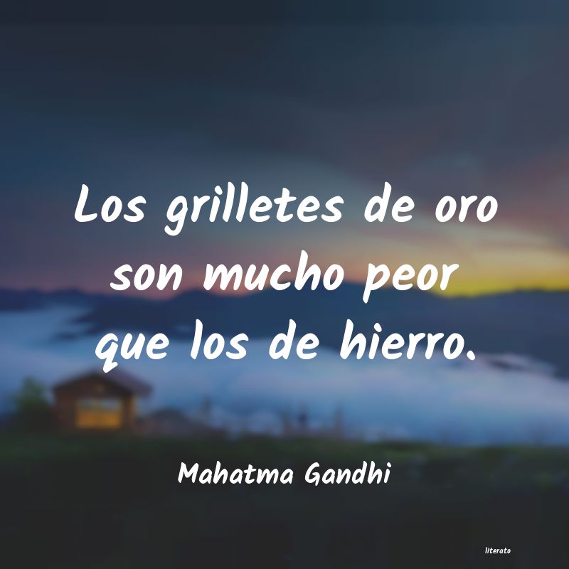 Frases de Mahatma Gandhi