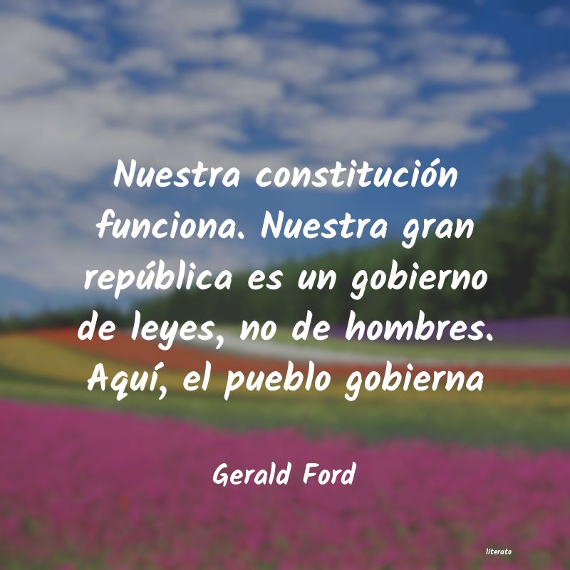 frases de Gerald Ford