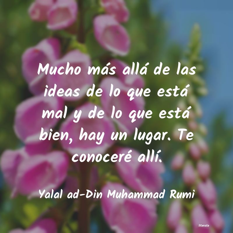 Frases de Yalal ad-Din Muhammad Rumi