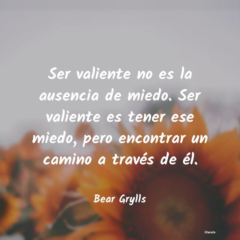 Frases de Bear Grylls