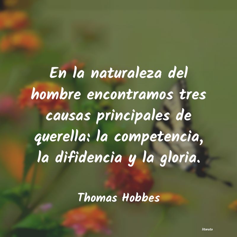 frases de Thomas Hobbes