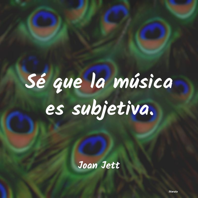 Frases de Joan Jett