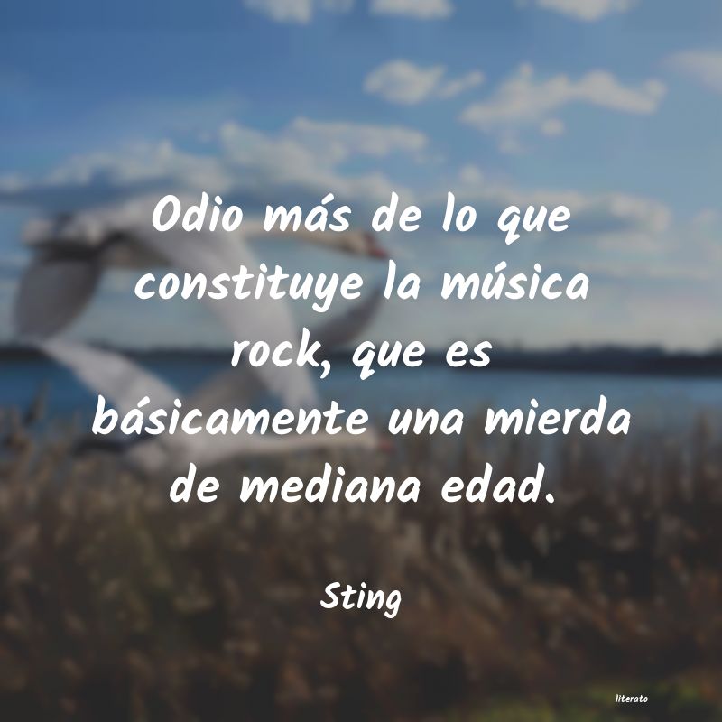 Frases de Sting