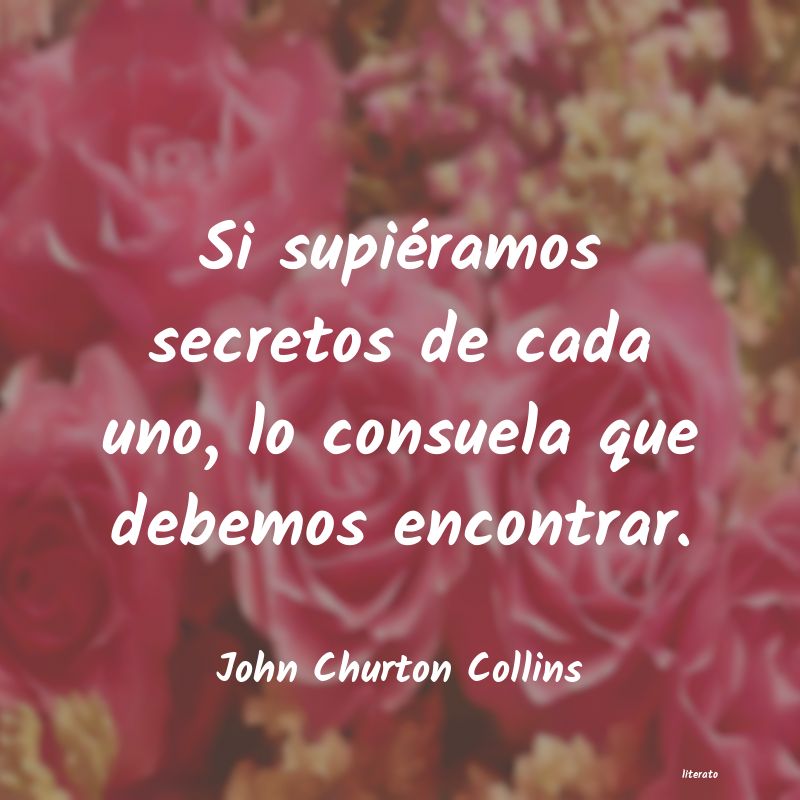 Frases de John Churton Collins