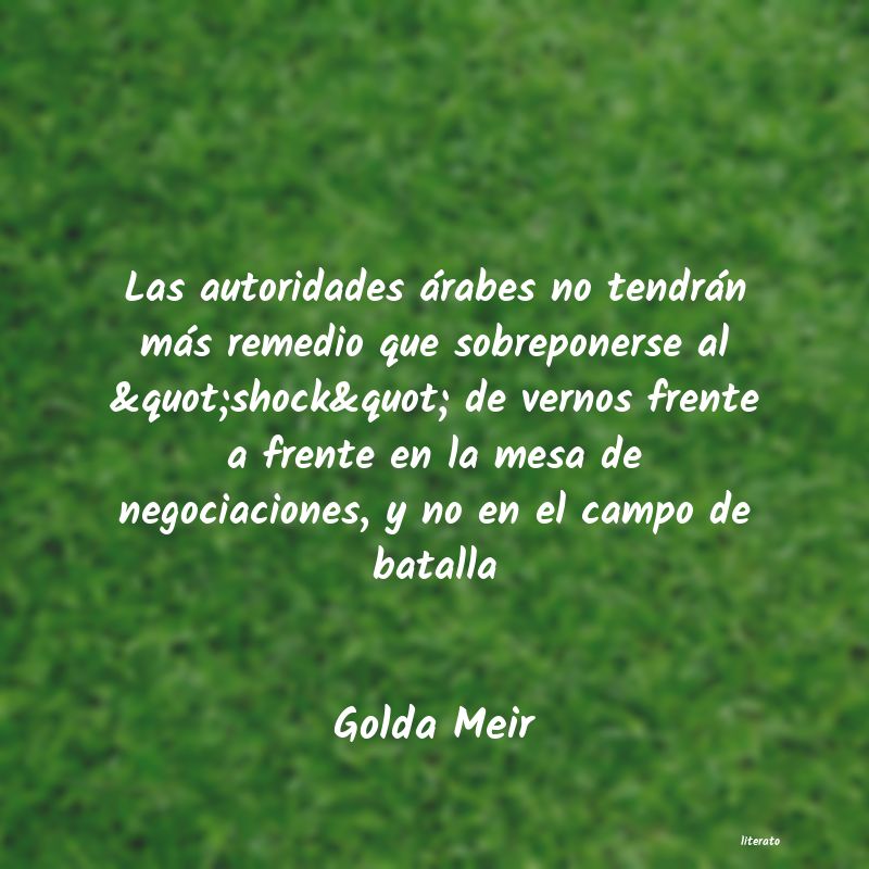 Frases de Golda Meir