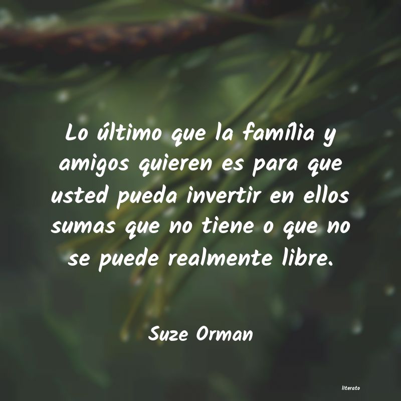 frases de Suze Orman