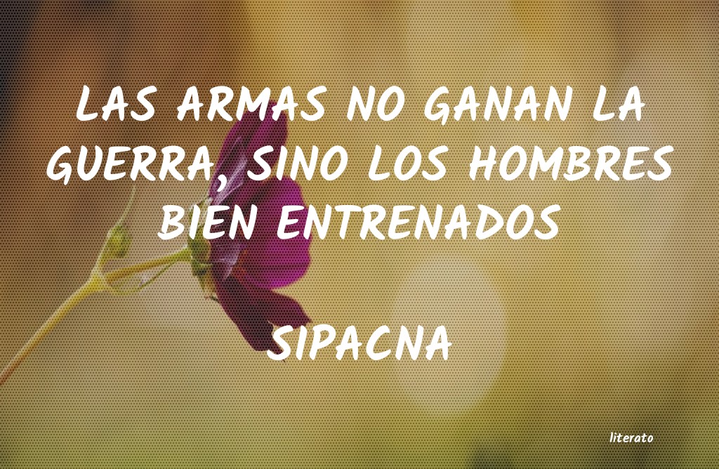 Frases de SIPACNA