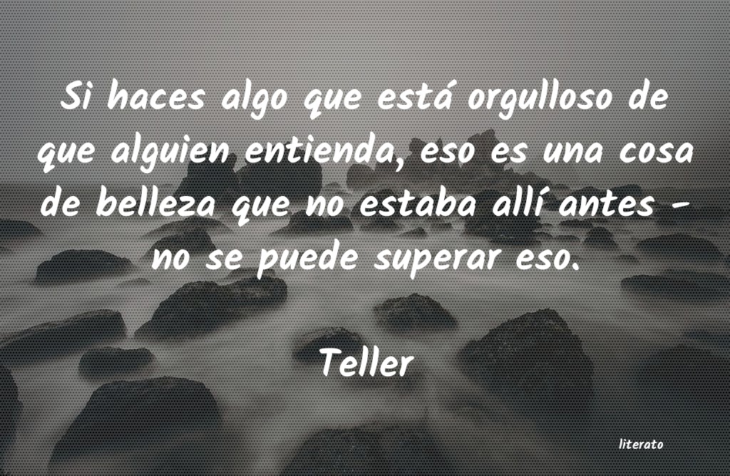 Frases de Teller