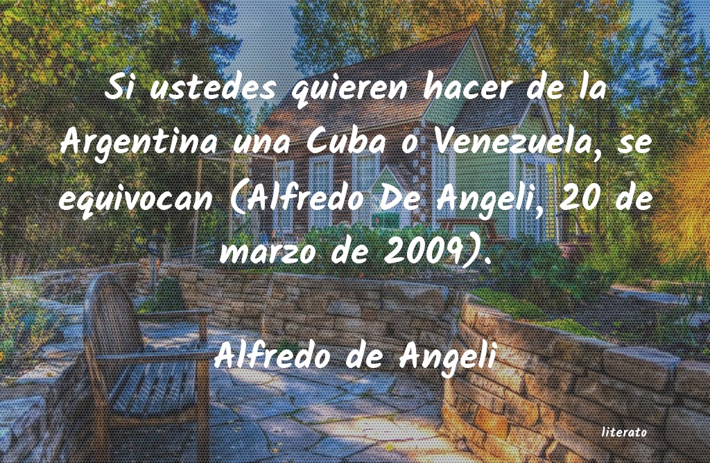 Frases de Alfredo de Angeli