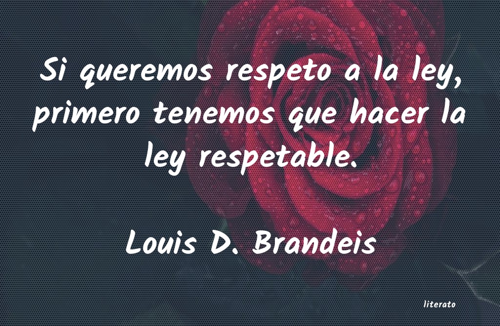 Frases de Louis D. Brandeis