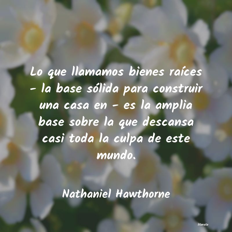 Frases de Nathaniel Hawthorne