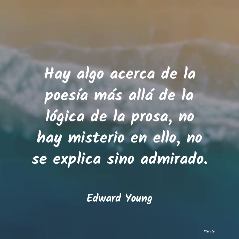 Frases de Edward Young