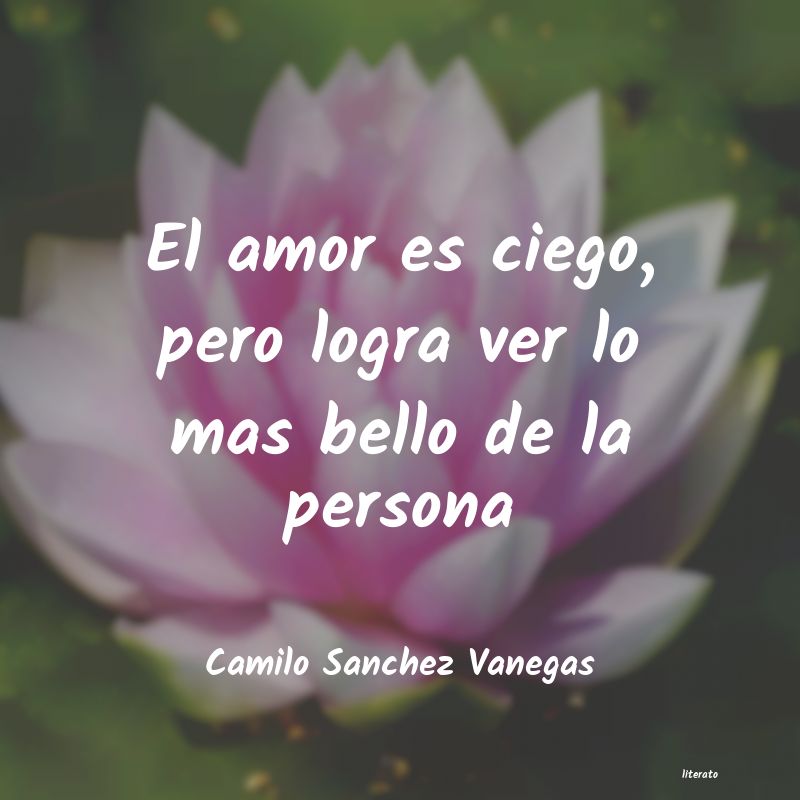 Frases de Camilo Sanchez Vanegas