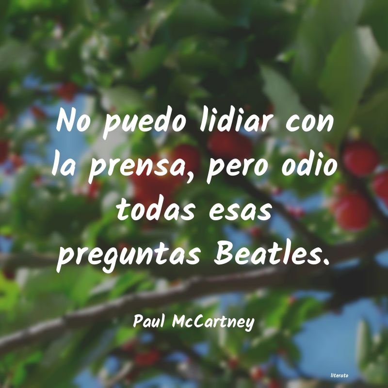 frases de Paul McCartney