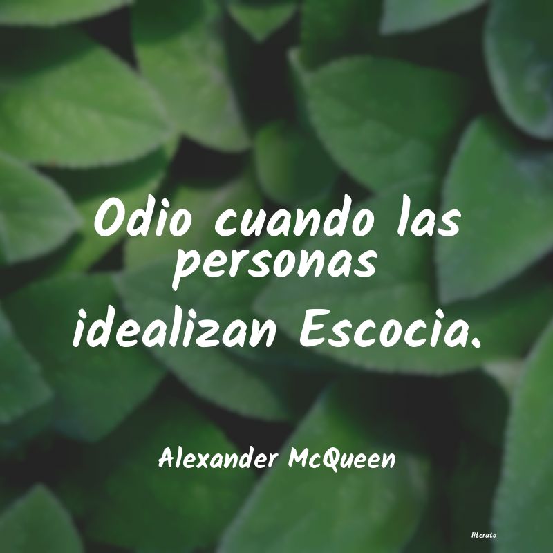 Frases de Alexander McQueen