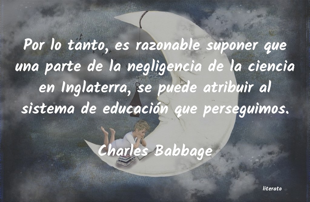 frases de Charles Babbage
