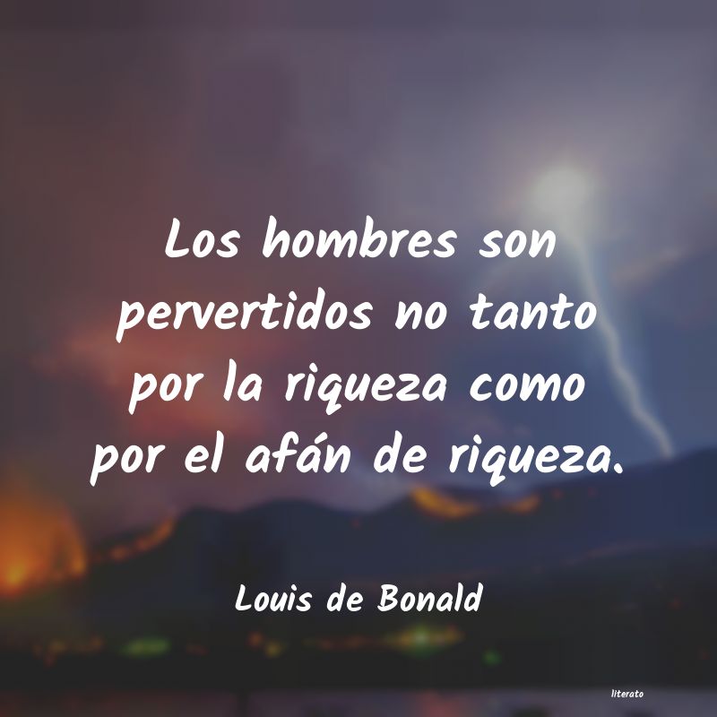 frases de Louis de Bonald