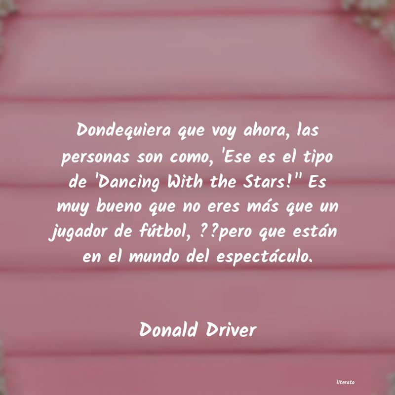 Frases de Donald Driver